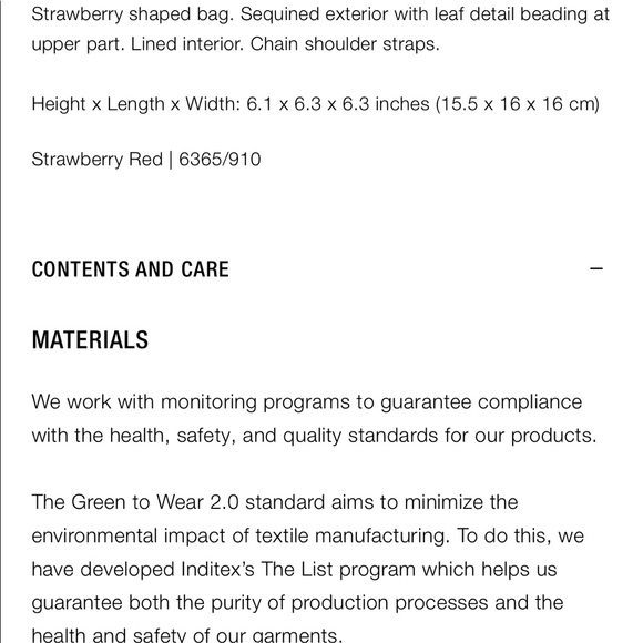 Zara Bags Zara Strawberry Sequin Bag Poshmark